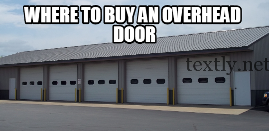 Where to Buy an Overhead Door